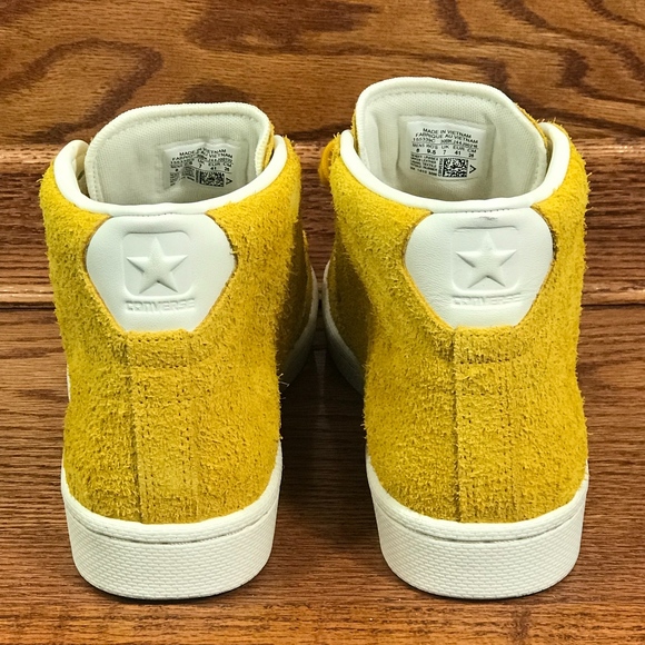Converse PL 76 Mid Yellow Egret Shoes - Picture 5 of 7